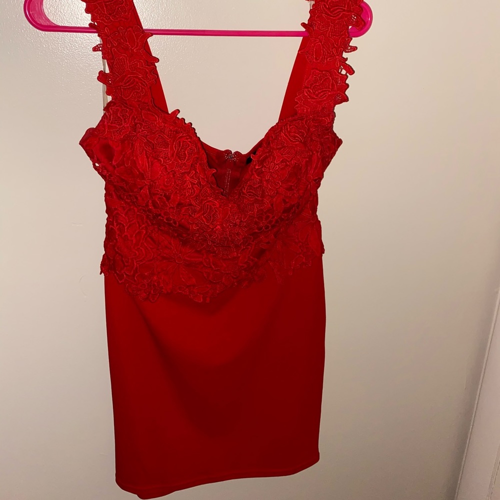 red party dress